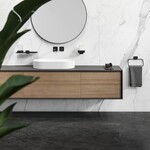 Geesa Shift handdoekring zwart Geesa Geesa Shift handdoekring zwart