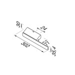 Geesa Shift closetrolhouder met planchet zonder klep rvs geborsteld Geesa Geesa Shift closetrolhouder met planchet zonder klep rvs geborsteld