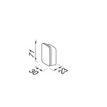 Geesa Shift handdoekhaak medium | Goud geborsteld | Diamantpatroon Geesa Geesa Shift handdoekhaak medium | Goud geborsteld | Diamantpatroon