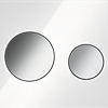 Tece Loop bedieningsplaat glas wit toetsen glanzend chroom