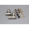 Instamat Cylinder aansluitset 1/2 - haaks - geborsteld rvs