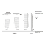 Instamat Cobra Badkamerradiator | Wit | 142cm | 60cm | Collectorbuis links Instamat Instamat Cobra Badkamerradiator | Wit | 142cm | 60cm | Collectorbuis links