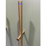 Instamat Jay elektrische handdoekwarmer 175 cm geborsteld messing Instamat Instamat Jay elektrische handdoekwarmer 175 cm geborsteld messing