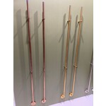 Instamat Jay elektrische handdoekwarmer 175 cm geborsteld messing Instamat Instamat Jay elektrische handdoekwarmer 175 cm geborsteld messing