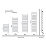 Instamat Milano Elektrische radiator | 170cm | 50cm | Wit Instamat Instamat Milano Elektrische radiator | 170cm | 50cm | Wit