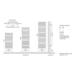 Instamat Nera Elektrische radiator | 185cm | 60cm Instamat Instamat Nera Elektrische radiator | 185cm | 60cm