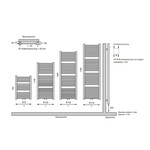 Instamat Rim Badkamerradiator | 114cm | 60cm Instamat Instamat Rim Badkamerradiator | 114cm | 60cm