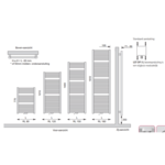 Instamat Rondo Lux Badkamerradiator | Wit | 181cm | 61,7cm Instamat Instamat Rondo Lux Badkamerradiator | Wit | 181cm | 61,7cm