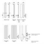 Instamat Tubone V Designradiator Verticaal | 200cm | 21cm Instamat Instamat Tubone V Designradiator Verticaal | 200cm | 21cm