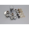 Instamat Twin Valve thermostatisch aansluitblok 1/2 | haaks | chroom