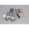 Instamat Twin Valve thermostatisch aansluitblok 1/2 | recht | chroom