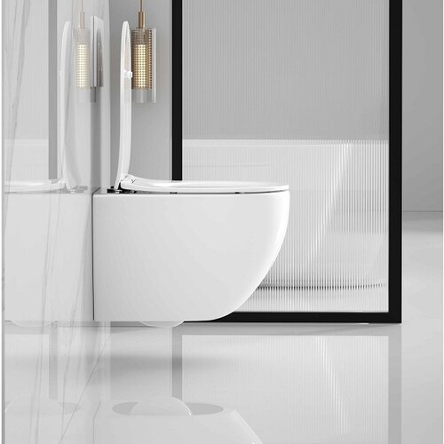 Solidline compact wandcloset | Glans wit | 48cm Solidline Solidline compact wandcloset | Glans wit | 48cm