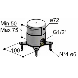 Hotbath HBCB177 inbouwdeel