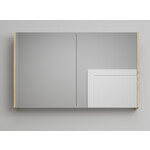 Solidline badkamermeubelset | 100cm | Eiken | Met spiegelkast | Bouwpakket Solidline Solidline badkamermeubelset | 100cm | Eiken | Met spiegelkast | Bouwpakket