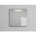 Solidline badkamermeubelset | 60cm | Mat antraciet | Spiegel met indirect LED verlichting | Bouwpakket Solidline Solidline badkamermeubelset | 60cm | Mat antraciet | Spiegel met indirect LED verlichting | Bouwpakket