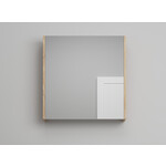 Solidline badkamermeubelset | 60cm | Eiken | Met spiegelkast | Geassembleerd Solidline Solidline badkamermeubelset | 60cm | Eiken | Met spiegelkast | Geassembleerd