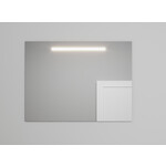 Solidline badkamermeubelset | 80cm | Mat wit | Spiegel met indirect LED verlichting | Bouwpakket Solidline Solidline badkamermeubelset | 80cm | Mat wit | Spiegel met indirect LED verlichting | Bouwpakket