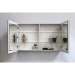 Solidline badkamermeubelset | 80cm | Hoogglans wit | Met spiegelkast | Bouwpakket Solidline Solidline badkamermeubelset | 80cm | Hoogglans wit | Met spiegelkast | Bouwpakket