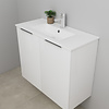 Solidline badkamermeubelset | 80cm | Hoogglans wit | Zonder spiegel | Bouwpakket