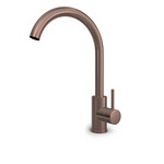 Hotbath Buddy B104 wastafelkraan met draaibare uitloop - Geborsteld koper PVD HotBath Hotbath Buddy B104 wastafelkraan met draaibare uitloop - Geborsteld koper PVD