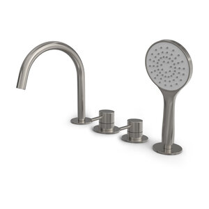 HotBath Hotbath Buddy B173 badrandcombinatie met 2-weg omstel - Geborsteld nikkel Hotbath Buddy B173 badrandcombinatie met 2-weg omstel - Geborsteld nikkel