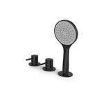 Hotbath Buddy B175 badrandcombinatie 2-weg omstel - handdouche - Geborsteld zwart PVD HotBath Hotbath Buddy B175 badrandcombinatie 2-weg omstel - handdouche - Geborsteld zwart PVD