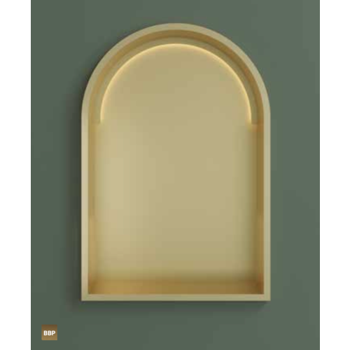 Hotbath &More inbouwnis 30x45x10cm toogmodel - LED verlichting - RVS 316 HotBath Hotbath &More inbouwnis 30x45x10cm toogmodel - LED verlichting - RVS 316