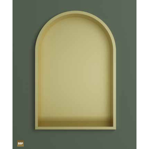 Hotbath &More inbouwnis 30x45x10cm toogmodel - mat wit HotBath Hotbath &More inbouwnis 30x45x10cm toogmodel - mat wit