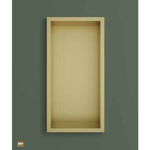 Hotbath &More inbouwnis 30x15x10cm - geborsteld koper PVD HotBath Hotbath &More inbouwnis 30x15x10cm - geborsteld koper PVD