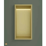 Hotbath &More inbouwnis 30x15x10cm - met frame - LED verlichting - tuscan bronze HotBath Hotbath &More inbouwnis 30x15x10cm - met frame - LED verlichting - tuscan bronze