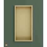 Hotbath &More inbouwnis 30x15x10cm - geborsteld zwart PVD HotBath Hotbath &More inbouwnis 30x15x10cm - geborsteld zwart PVD