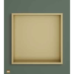 Hotbath &More inbouwnis 30x30x10cm - geborsteld gunmetal PVD HotBath Hotbath &More inbouwnis 30x30x10cm - geborsteld gunmetal PVD