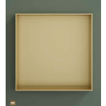 Hotbath &More inbouwnis 30x30x10cm - zonder frame - geborsteld gunmetal PVD HotBath Hotbath &More inbouwnis 30x30x10cm - zonder frame - geborsteld gunmetal PVD