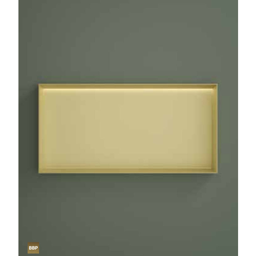 Hotbath &More inbouwnis 30x60x10cm - zonder frame - LED verlichting - tuscan bronze HotBath Hotbath &More inbouwnis 30x60x10cm - zonder frame - LED verlichting - tuscan bronze