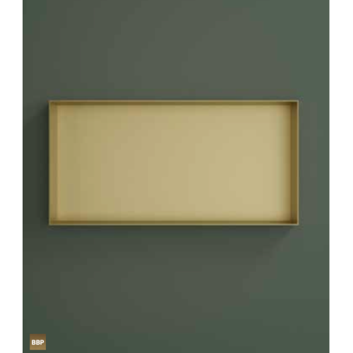 Hotbath &More inbouwnis 30x60x10cm - zonder frame - tuscan bronze HotBath Hotbath &More inbouwnis 30x60x10cm - zonder frame - tuscan bronze