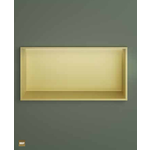 Hotbath &More inbouwnis 30x60x10cm - met frame - LED verlichting - geborsteld koper PVD HotBath Hotbath &More inbouwnis 30x60x10cm - met frame - LED verlichting - geborsteld koper PVD