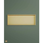 Hotbath &More inbouwnis 30x80x10cm - met frame - LED verlichting - geborsteld zwart PVD HotBath Hotbath &More inbouwnis 30x80x10cm - met frame - LED verlichting - geborsteld zwart PVD