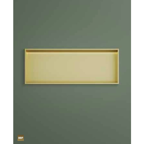 Hotbath &More inbouwnis 30x80x10cm - met frame - LED verlichting - tuscan bronze HotBath Hotbath &More inbouwnis 30x80x10cm - met frame - LED verlichting - tuscan bronze