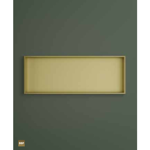 Hotbath &More inbouwnis 30x120x10cm - geborsteld gunmetal PVD HotBath Hotbath &More inbouwnis 30x120x10cm - geborsteld gunmetal PVD