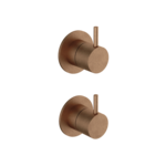 Hotbath Cobber CB129EXT afbouwdeel inbouwmengkraan 2-weg omstel - verouderd messing HotBath Hotbath Cobber CB129EXT afbouwdeel inbouwmengkraan 2-weg omstel - verouderd messing