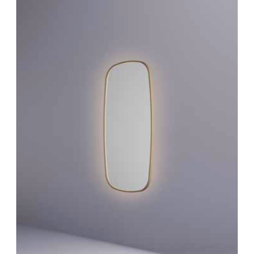 Hotbath &More spiegel contour 40x80cm directe & indirecte verlichting - mat wit HotBath Hotbath &More spiegel contour 40x80cm directe & indirecte verlichting - mat wit