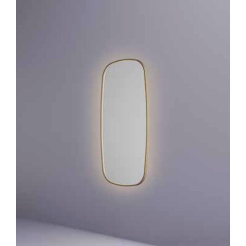 Hotbath &More spiegel contour 40x80cm directe & indirecte verlichting - mat wit HotBath Hotbath &More spiegel contour 40x80cm directe & indirecte verlichting - mat wit