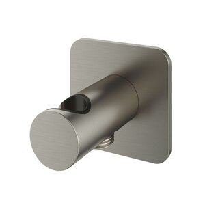 HotBath Hotbath Gal GL515GN wandsteun met uitlaat - Geborsteld nikkel Hotbath Gal GL515GN wandsteun met uitlaat - Geborsteld nikkel