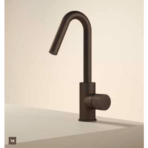 Hotbath Guy Row GY004R wastafelkraan met draaibare uitloop - Tuscan bronze HotBath Hotbath Guy Row GY004R wastafelkraan met draaibare uitloop - Tuscan bronze