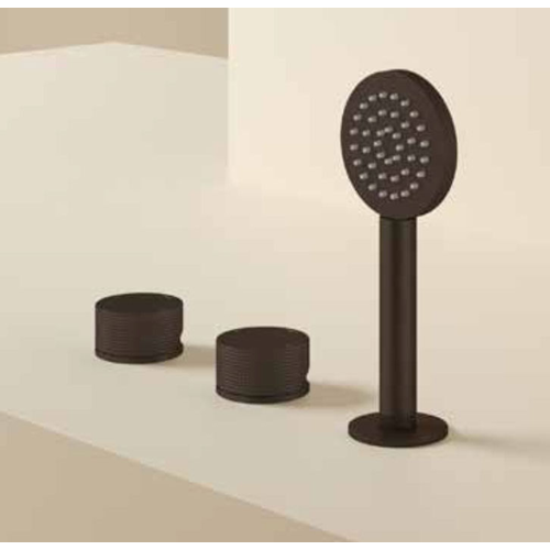 HotBath Hotbath Guy Diamond GY075D 3-gats badrandcombinatie - Geborsteld nikkel