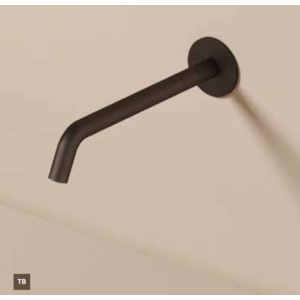 HotBath Hotbath Guy GY095 universele uitloop 25cm - Geborsteld zwart PVD Hotbath Guy GY095 universele uitloop 25cm - Geborsteld zwart PVD