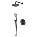 Hotbath Buddy IBS12A inbouw doucheset - 3-standen handdouche - 30cm hoofddouche - 15cm plafondbuis - wandhouder - geborsteld zwart PVD HotBath Hotbath Buddy IBS12A inbouw doucheset - 3-standen handdouche - 30cm hoofddouche - 15cm plafondbuis - wandhouder - geborsteld zwart PVD