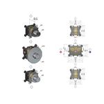 Hotbath Cobber IBS20 inbouw doucheset - staafhanddouche - 20cm hoofddouche - wandarm - glijstang - geborsteld messing pvd HotBath Hotbath Cobber IBS20 inbouw doucheset - staafhanddouche - 20cm hoofddouche - wandarm - glijstang - geborsteld messing pvd