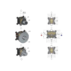 HotBath Hotbath Cobber IBS20 inbouw doucheset - staafhanddouche - 20cm hoofddouche - 15cm plafondbuis - glijstang - geborsteld koper pvd Hotbath Cobber IBS20 inbouw doucheset - staafhanddouche - 20cm hoofddouche - 15cm plafondbuis - glijstang - geborsteld koper pvd