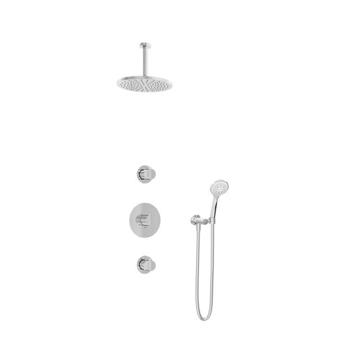 Hotbath Cobber IBS20 inbouw doucheset - 3-standen handdouche - 25cm hoofddouche - 15cm plafondbuis - wandsteun - chroom HotBath Hotbath Cobber IBS20 inbouw doucheset - 3-standen handdouche - 25cm hoofddouche - 15cm plafondbuis - wandsteun - chroom